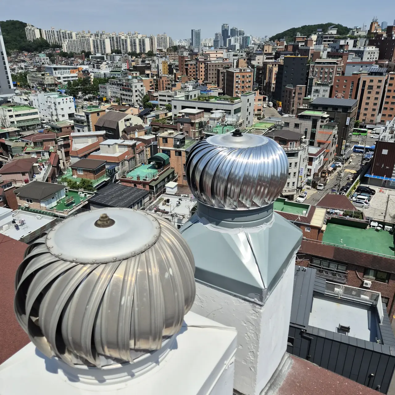 옥상 벤츄레이터 시공 현장 사진 2